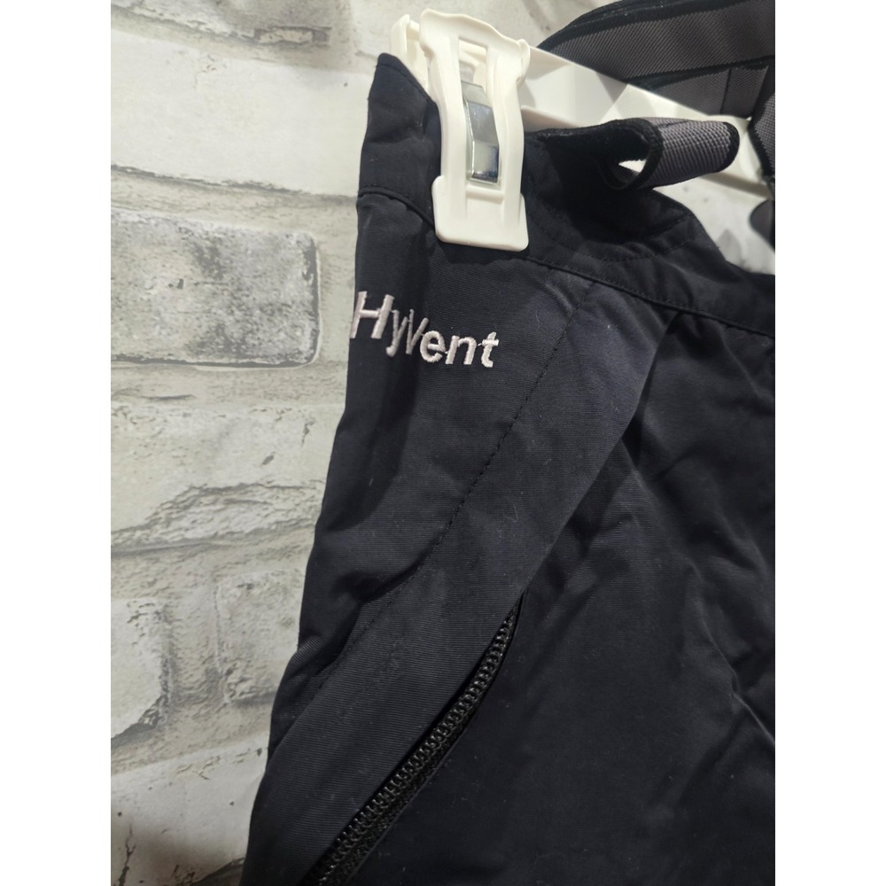 The North Face HyVent Women M Ski Snow‎ Board Pants Suspenders Black - Picture 6 of 16